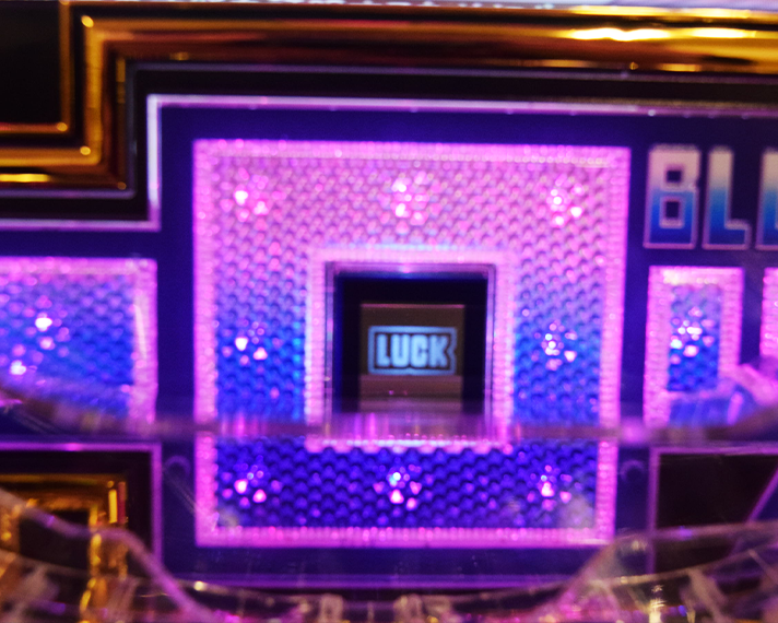 eフィーバーブルーロック　通常時のカスタム機能　LUCK点灯アップ