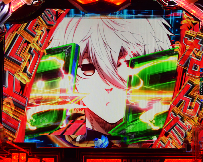 eフィーバーブルーロック リーチ後予告 リーチライン