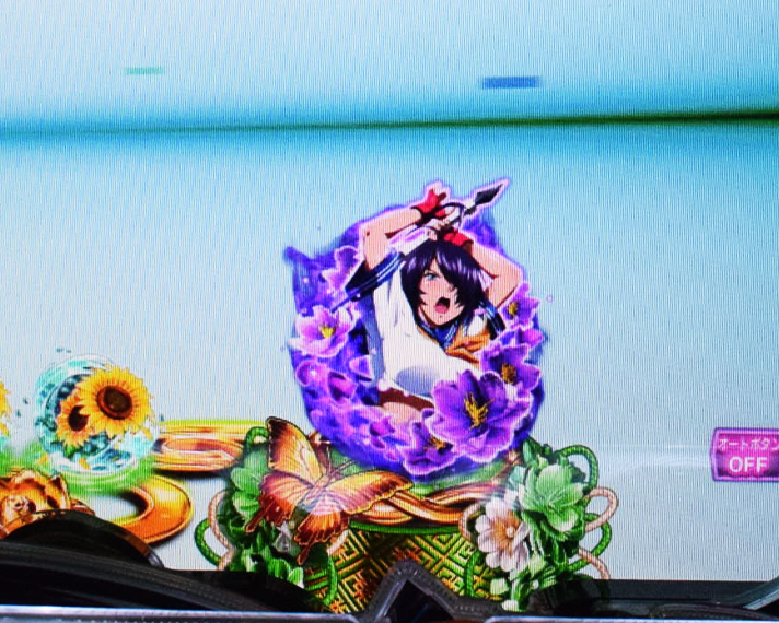 e 真・一騎当千~軍神覚醒~ 保留変化予告 色保留変化 紫保留