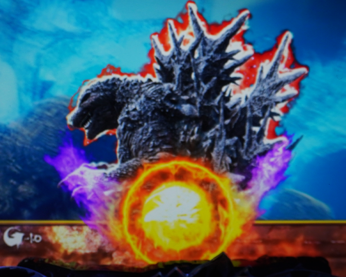 eGODZILLA7 TYPE-CRASH 通常時保留変化予告 色保留変化 先読みカスタムON時 G-1.0ゴジラ保留