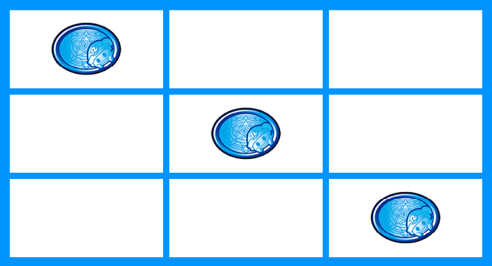 マジカルハロウィン ボーナストリガー　各小役の停止形　リプレイ