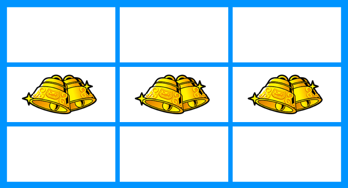 マジカルハロウィン ボーナストリガー　各小役の停止形　ベル　6枚払い出し