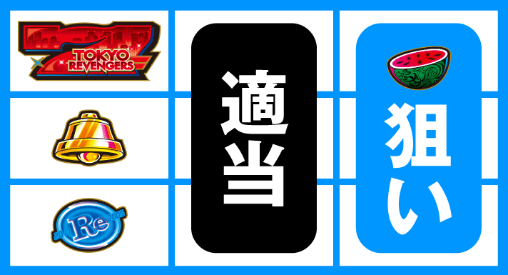 スマスロ 東京リベンジャーズ　停止形①