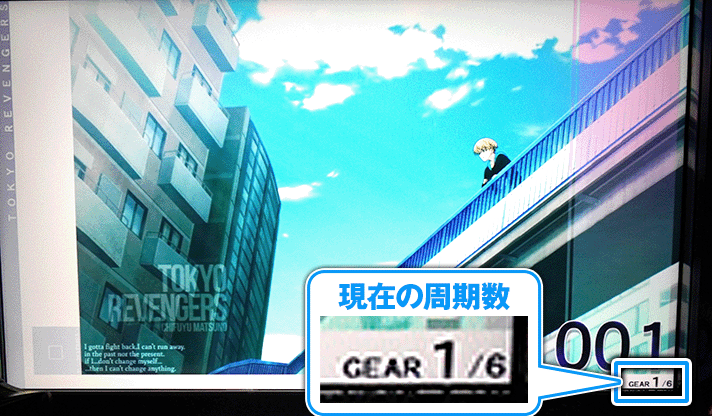 スマスロ 東京リベンジャーズ　昼ステージ　1pt　1周期目