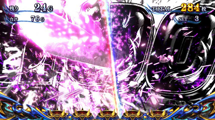 スマスロ 新鬼武者3 一閃フリーズ 100G