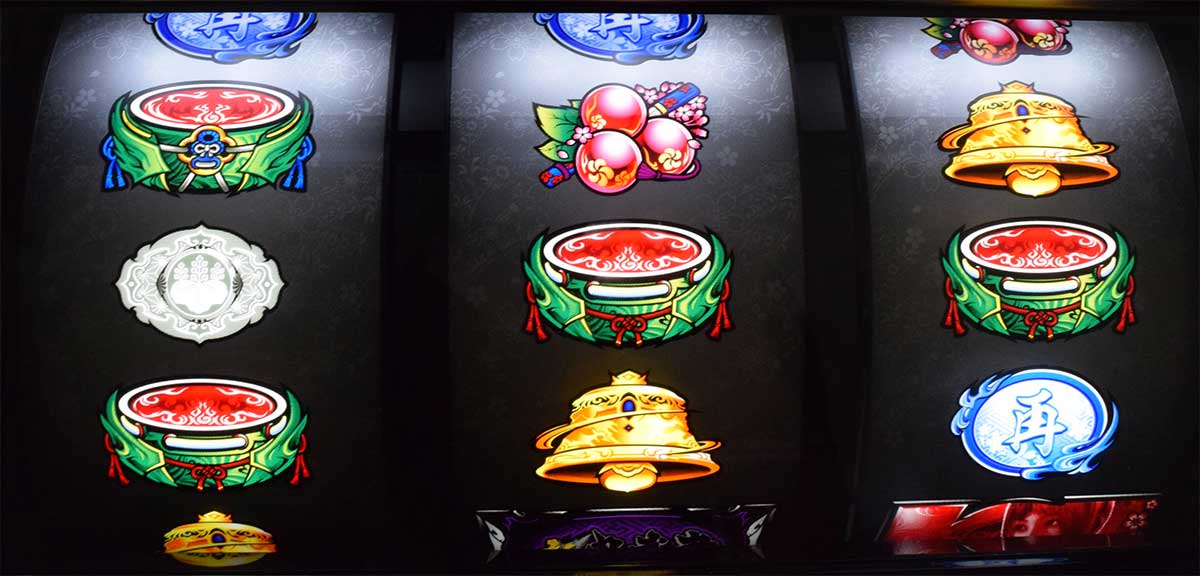 スマスロ 新鬼武者3　AT「蒼剣ラッシュ」　リーチ目