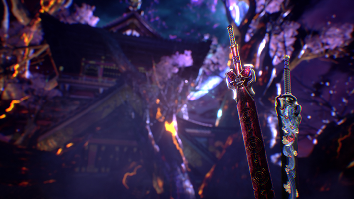 スマスロ 新鬼武者3　AT終了画面　デフォルト