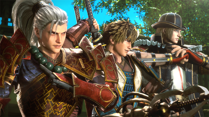 スマスロ 新鬼武者3　AT終了画面　蒼鬼＆ロベルト＆天海　奇数示唆