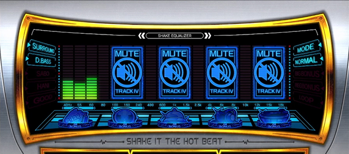 SHAKE BONUS TRIGGER　EQミュート演出　4枚