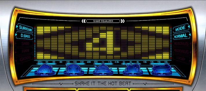 SHAKE BONUS TRIGGER　ステップアップ演出　F.K