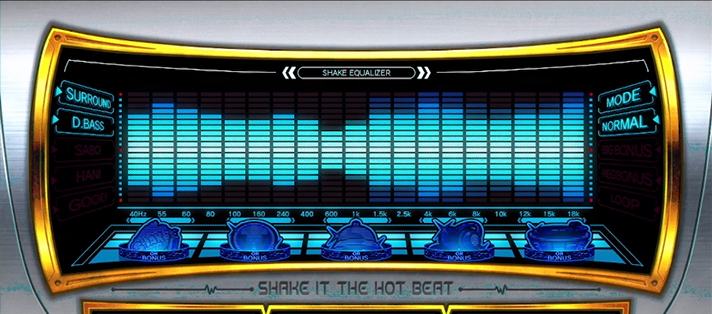 SHAKE BONUS TRIGGER　ウェーブ演出　3段階