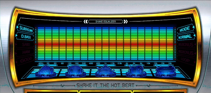 SHAKE BONUS TRIGGER　ウェーブ演出　4段階