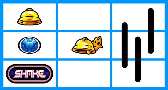 SHAKE BONUS TRIGGER　ベルB　打ち方