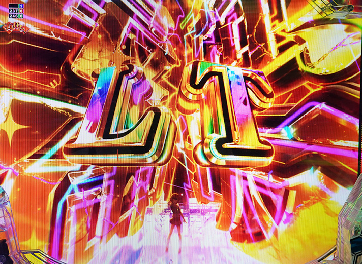 eとある科学の超電磁砲 PHASE NEXT　LT突入画面　突破チャレンジ成功