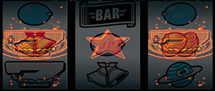 スマスロ ネオプラネット 通常時 7ルーレット演出 スピンスター