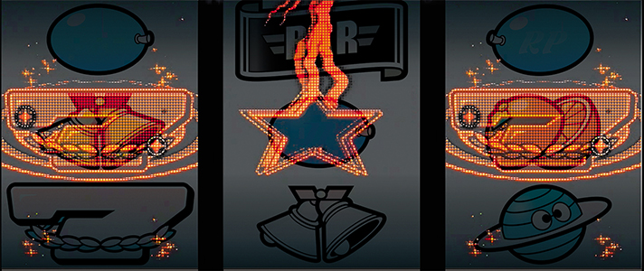 スマスロ ネオプラネット 通常時 7ルーレット演出 エレキショック