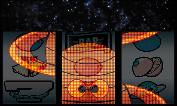 スマスロ ネオプラネット 通常時 シャッフルプラネット演出 ストロボシャッフル