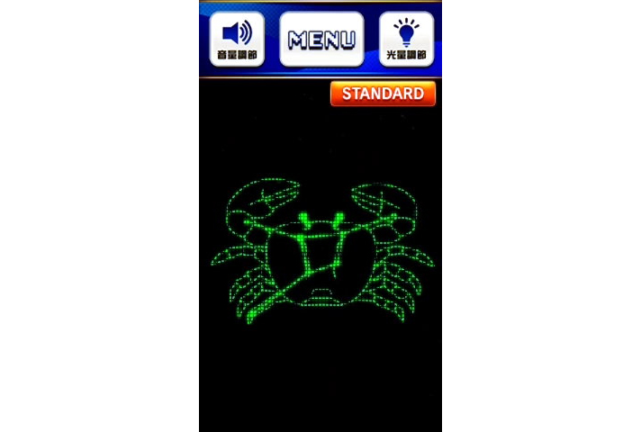 スマスロ ネオプラネット サブ液晶タッチ 星座 かに座(緑)