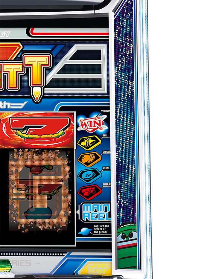 スマスロ ネオプラネット モードの詳細 関連する示唆演出 モード示唆 連チャン準備状態 筐体右サイドランプ