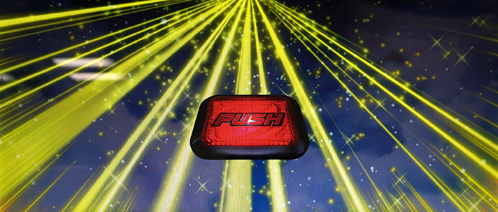 L 荒野のコトブキ飛行隊　テイクオフチャンス　PUSHボタン　赤PUSH