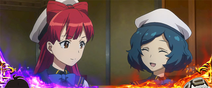 L 荒野のコトブキ飛行隊 激闘ラッシュ セット開始画面 アンナ&マリア