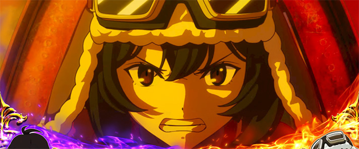 L 荒野のコトブキ飛行隊　激闘ラッシュ　セット開始画面　イラストver