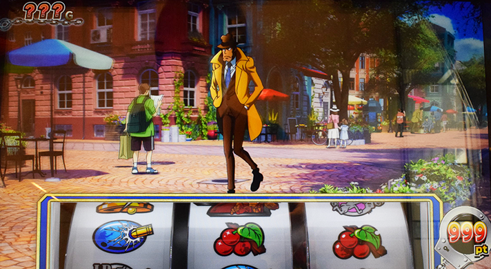 L主役は銭形5 通常時 市街地ステージ 朝一