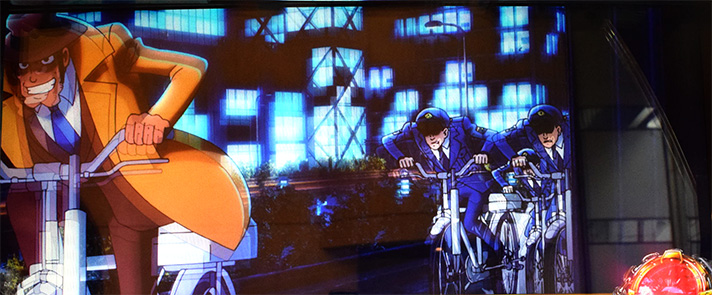 L主役は銭形5 追っかけ演出 銭形+警察群