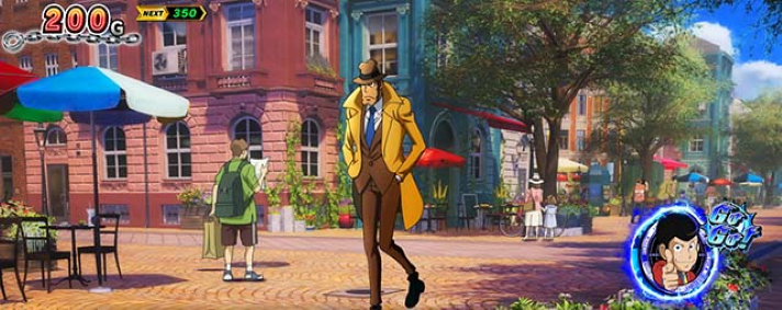 L主役は銭形5　通常時　捜査ポイント0pt到達　キャラアイコン青　ルパン