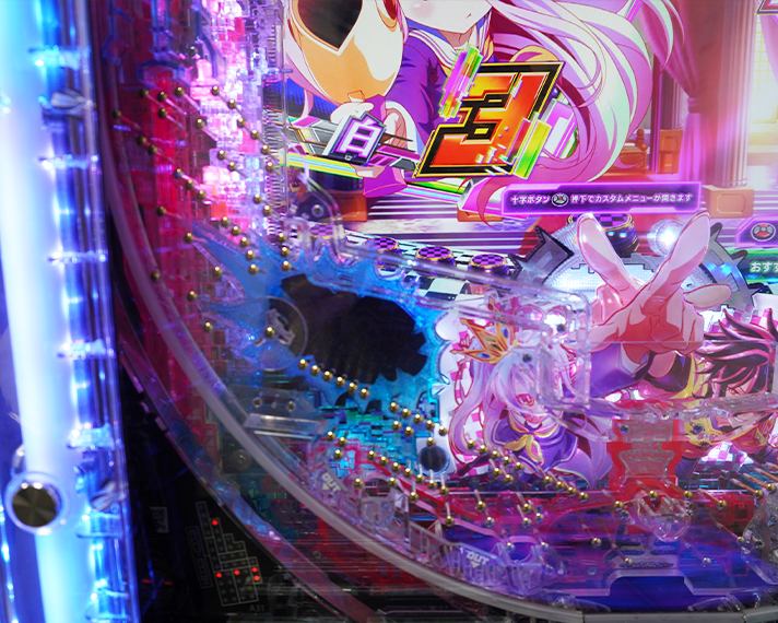 eノーゲーム・ノーライフ 演出情報 リーチ前予告 枠フラッシュ予告