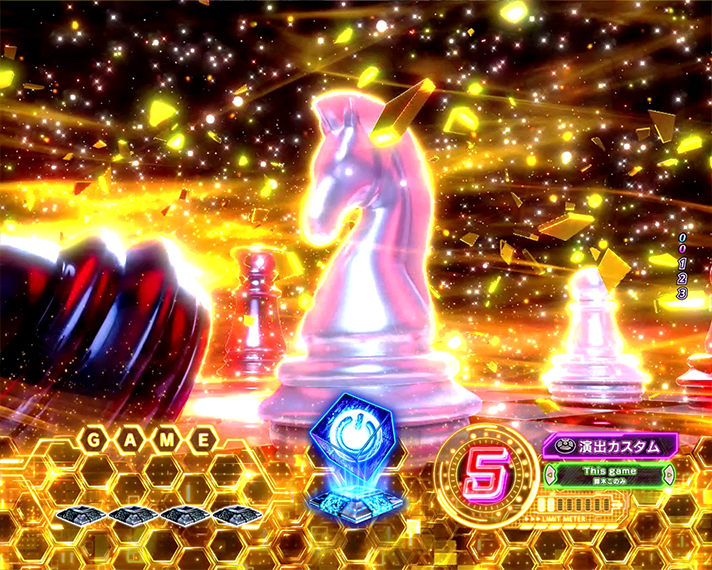 eノーゲーム・ノーライフ 演出情報 下位RUSH・ラッキートリガー中予告/演出 残り回数表示予告 LT中