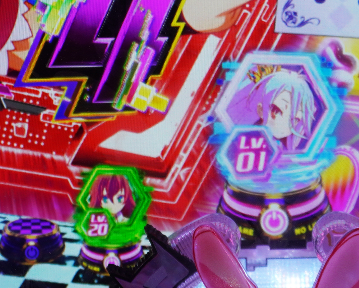 eノーゲーム・ノーライフ　演出情報　通常時のカスタム機能　先読みチャンス　先読み緑保留
