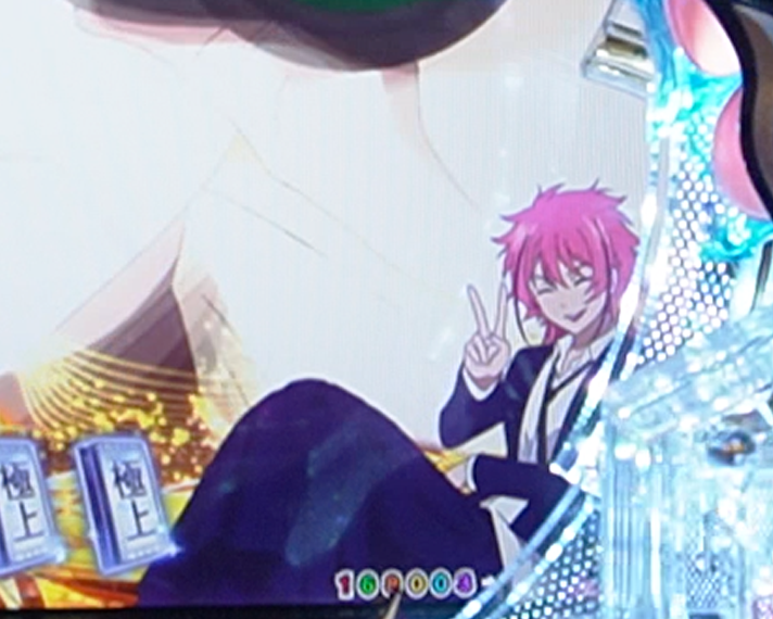 e フィーバーもののがたり　演出情報　ラッキートリガー演出モード　椿モード専用・椿アクション予告　ピース