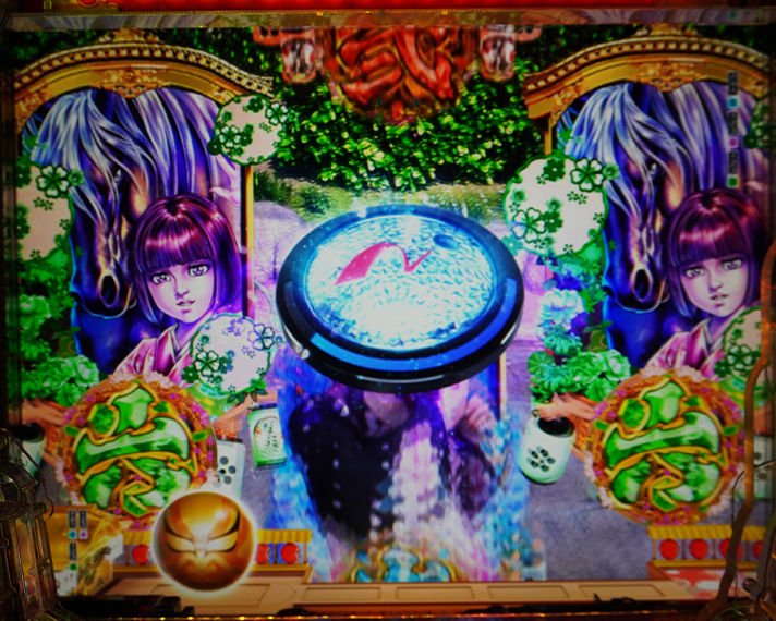 e花の慶次～黄金の一撃　笑福モード中の予告信頼度　リーチ後予告　リーチ後ボタン予告