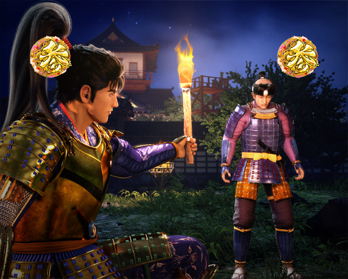 e花の慶次～黄金の一撃　リーチ演出・信頼度共通　破リーチ　死ぬも生きるも