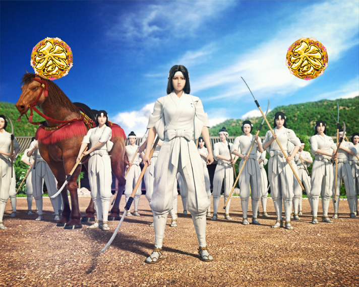 e花の慶次～黄金の一撃　リーチ演出・信頼度共通　破リーチ　野菊の戦