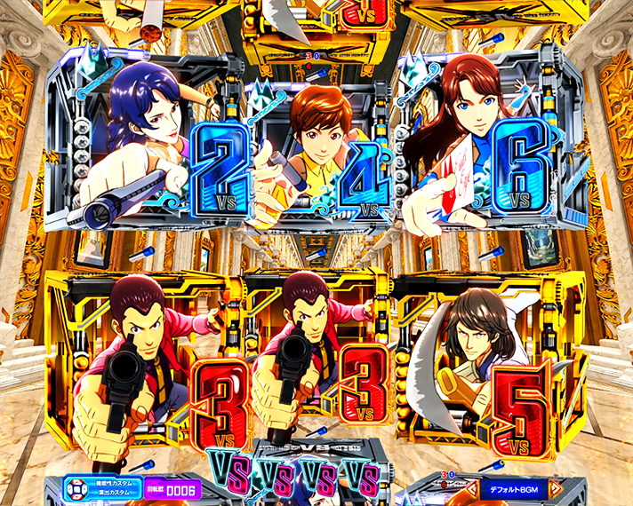 eルパン三世VSキャッツアイ 演出情報 主要予告 リーチ前 ヒーロー出目停止 2・4・6図柄キャッツ・アイ