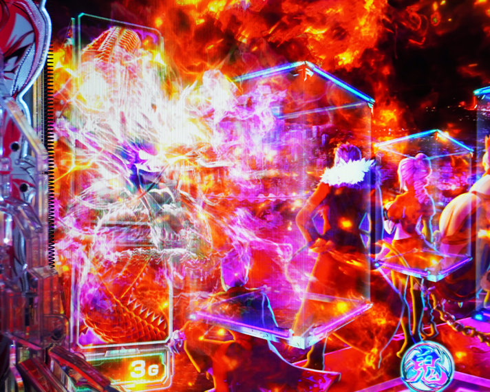 e源外伝 EPISODE OF -大龍- リーチ前予告 鬼箱回転予告