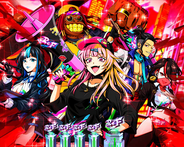 e源外伝 EPISODE OF -大龍- リーチ後予告 ノーマルリーチ中集合絵カットイン予告 Re:Form全員集合