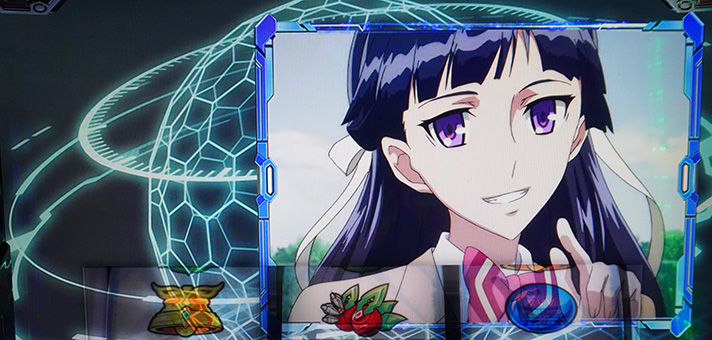 Lパチスロ 革命機ヴァルヴレイヴ2 CZ・ボーナス終了画面 流木野サキ 青枠