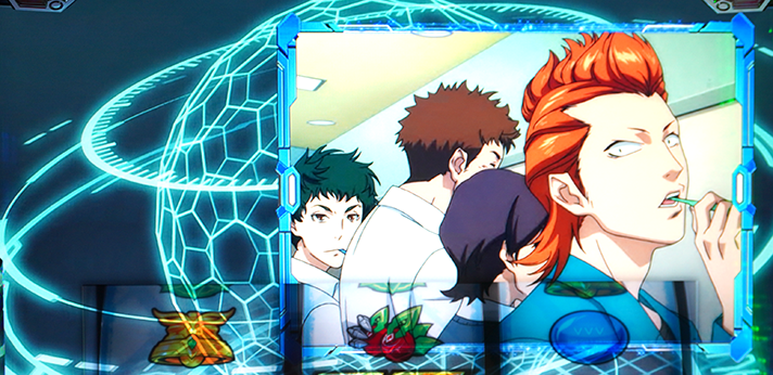 Lパチスロ 革命機ヴァルヴレイヴ2 CZ・ボーナス終了画面 水色枠(ライゾウ達)