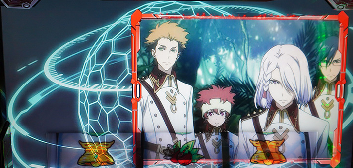 Lパチスロ 革命機ヴァルヴレイヴ2 CZ・ボーナス終了画面 赤枠 ドルシア軍