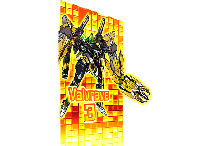 Lパチスロ 革命機ヴァルヴレイヴ2 サブモニター(サブ液晶) ヴァルヴレイヴ3号機