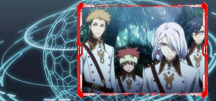 Lパチスロ 革命機ヴァルヴレイヴ2 設定示唆演出 CZ・ボーナス終了画面 赤枠(ドルシア軍4人)