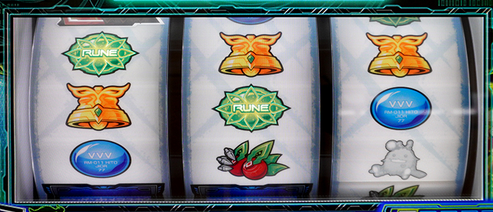 Lパチスロ 革命機ヴァルヴレイヴ2　ルーン2個停止