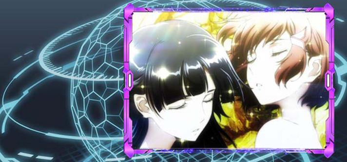 Lパチスロ 革命機ヴァルヴレイヴ2 設定判別 設定示唆演出 CZ・ボーナス終了画面 紫枠(ショーコ&サキ)