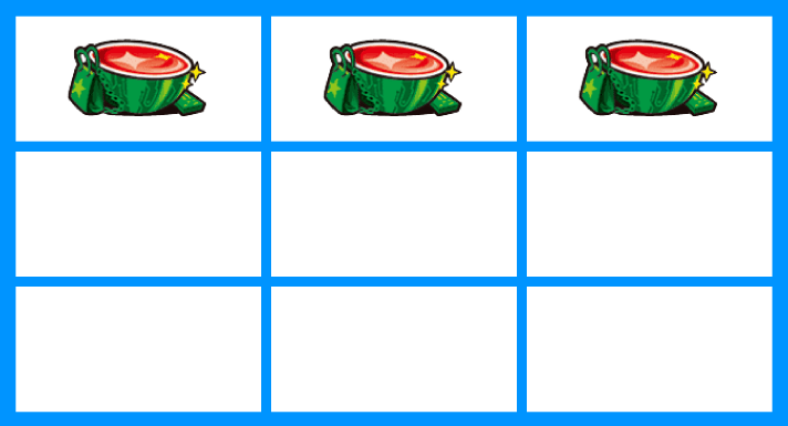 スマスロ とある科学の超電磁砲2　スイカの停止形　上段スイカ揃い