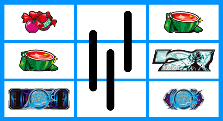 スマスロ とある科学の超電磁砲2　超電磁砲コイン2確目　ハサミ打ち　右リール中段白7+下段超電磁砲コインテンパイ