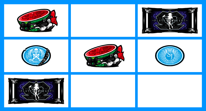 L 絶対衝激Ⅳ 衝撃目 右斜め下がりスイカテンパイ 右リール上段BAR