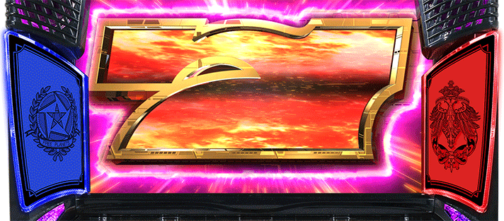 銀河英雄伝説 Die Neue These 筐体サイドランプ 青点灯 赤点灯 赤7